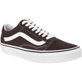 Vans Old Skool U5Z Chocolat Torte Blanc Véritable brun Vans Old Skool U5Z Chocolat Torte Blanc Véritable brun