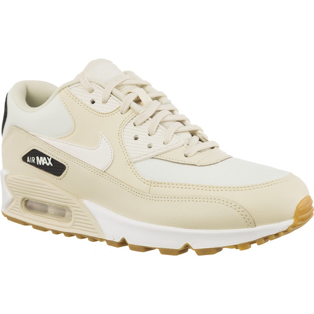 Nike Wmns Air Max 90 Fossil Sail Noir Gomme Brun Clair