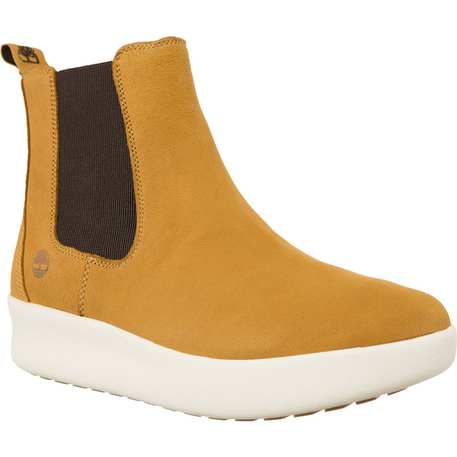 Timberland Berlin Park Dbl Gore Nubuck jaune en épicéa de Chelsea orange