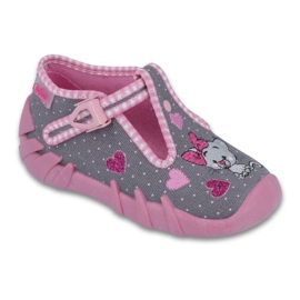 Befado chaussures pour enfants 110P331 gris rose