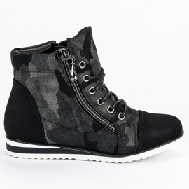 Vinceza Baskets isolées Moro noir