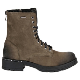 Bottines à lacets VINCEZA vert