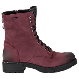 Bottines à lacets VINCEZA rouge Bottines à lacets VINCEZA rouge