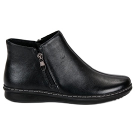 Filippo Bottines en cuir noir