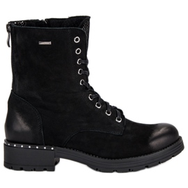 Bottines à lacets VINCEZA noir