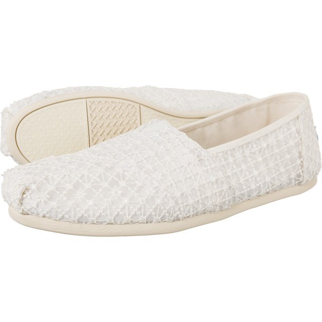 Toms Crochet Lace Femmes Alpargata 9633 blanche Toms Crochet Lace Femmes Alpargata 9633 blanche