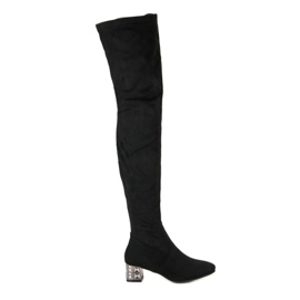 Seastar Mousquetaires en daim noir le noir