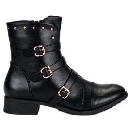 J. Star Bottes classiques pour femmes le noir