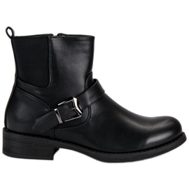 Bottes de travail noires le noir