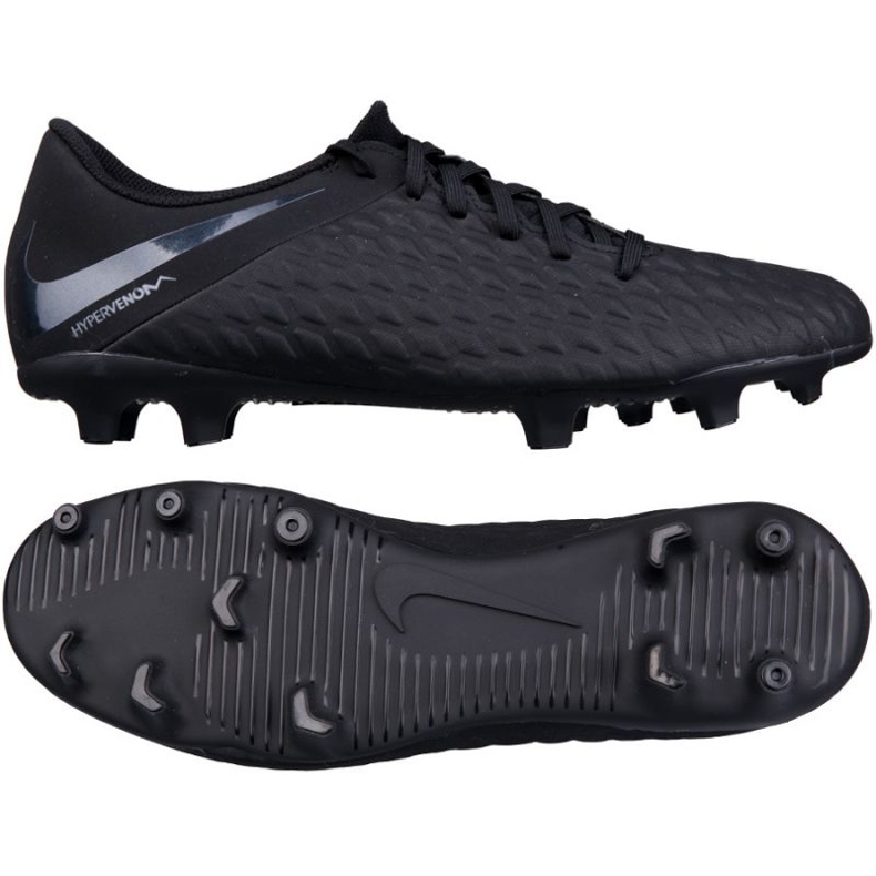 Nike Hypervenom Phantom 3 Club FG 3 M AJ4145-001 chaussures de football le noir Nike Hypervenom Phantom 3 Club FG 3 M AJ4145-001 chaussures de football le noir