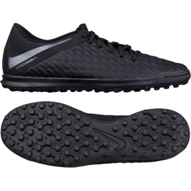 Chaussure de football Nike Hypervenom Phantomx 3 Club Tf AJ3811-001 noir noir