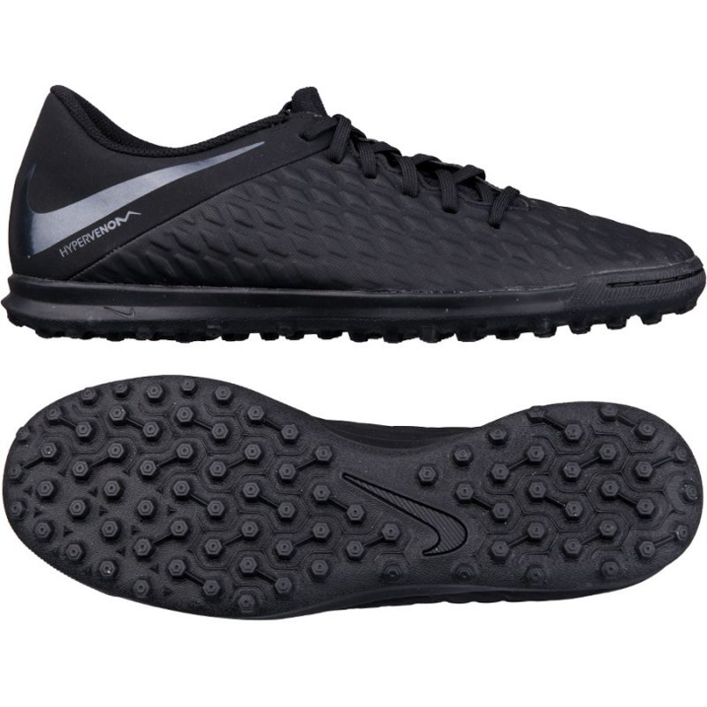 Chaussure de football Nike Hypervenom Phantomx 3 Club Tf AJ3811-001 le noir le noir Chaussure de football Nike Hypervenom Phantomx 3 Club Tf AJ3811-001 le noir le noir