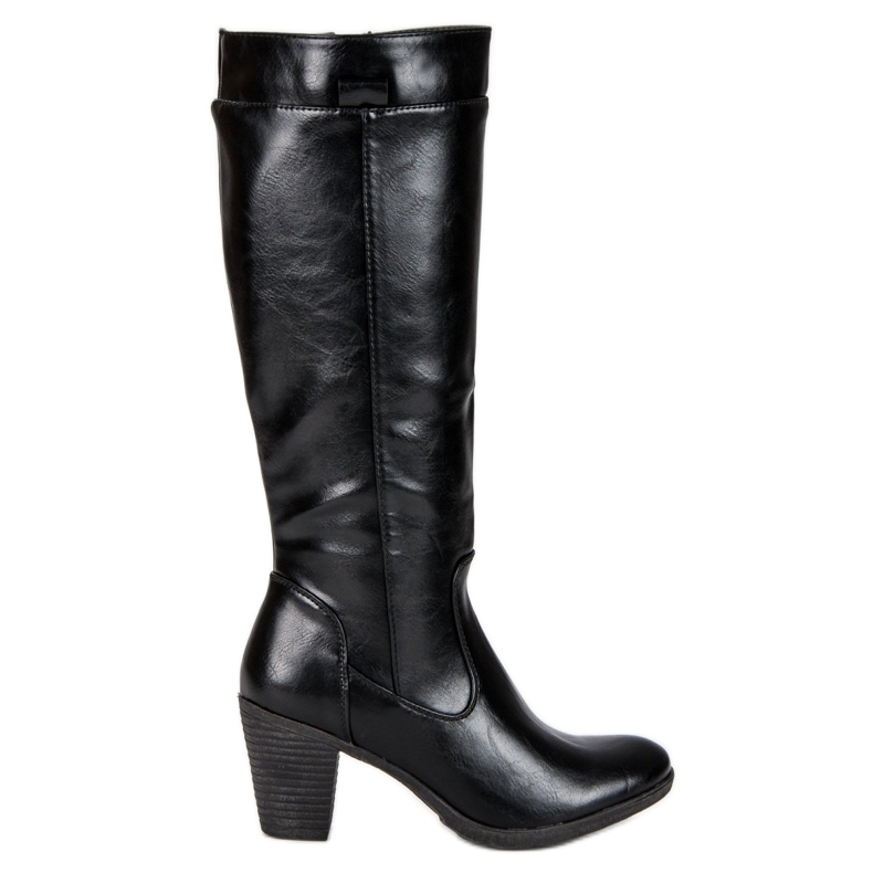 Bottes sur un poteau VINCEZA le noir Bottes sur un poteau VINCEZA le noir