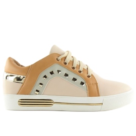 Baskets BH-115 Camel pour femme beige multicolore