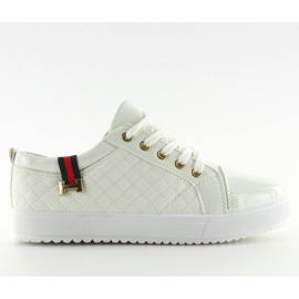 Baskets blanches pour femmes LT-411B-2 blanches