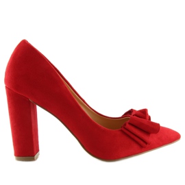 Escarpins sur le poteau rouge SY42 Rouge Escarpins sur le poteau rouge SY42 Rouge