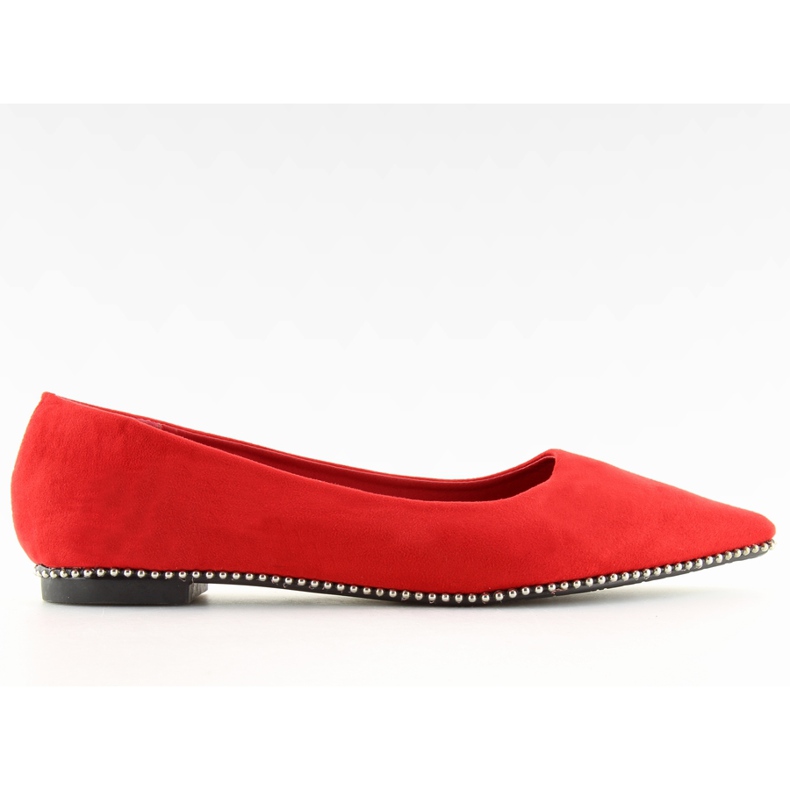 Ballerines femme rouges YQ206 Rouge