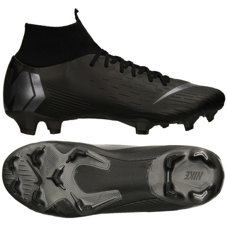 Chaussure Nike Mercurial Superfly 6 Pro Fg M le noir