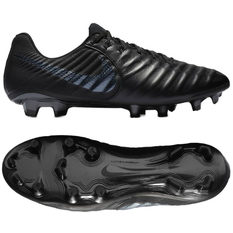 Nike Tiempo Legend 7 Elite Fg M AH7238-001 chaussures de football le noir le noir