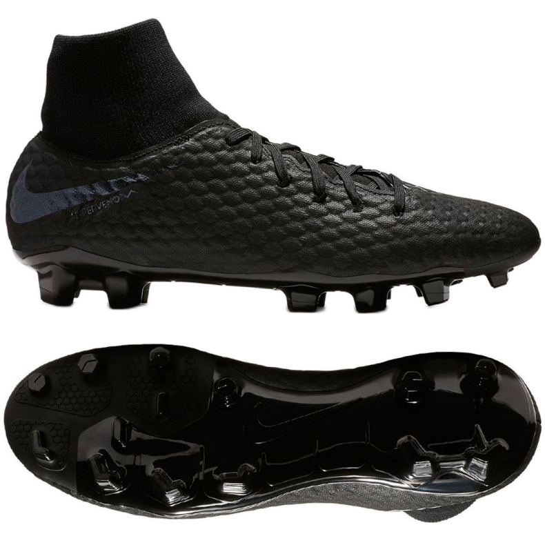 Chaussures de football Nike Hypervenom 3 Academy Df Fg M AQ9217-001 le noir le noir