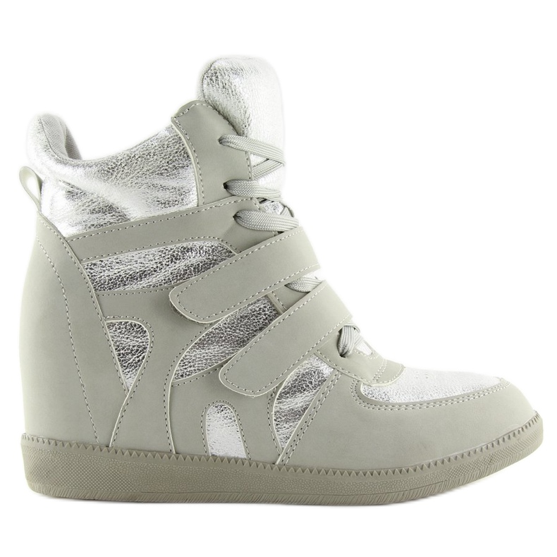 Gris Baskets grises pour femme 925-Y Gris