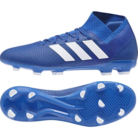 Chaussures de football Adidas Nemeziz 18.3 Fg M DB2109 multicolore bleu