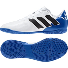 Chaussures de foot Adidas Nemeziz Messi Tango In Jr DB2398 bleu blanche