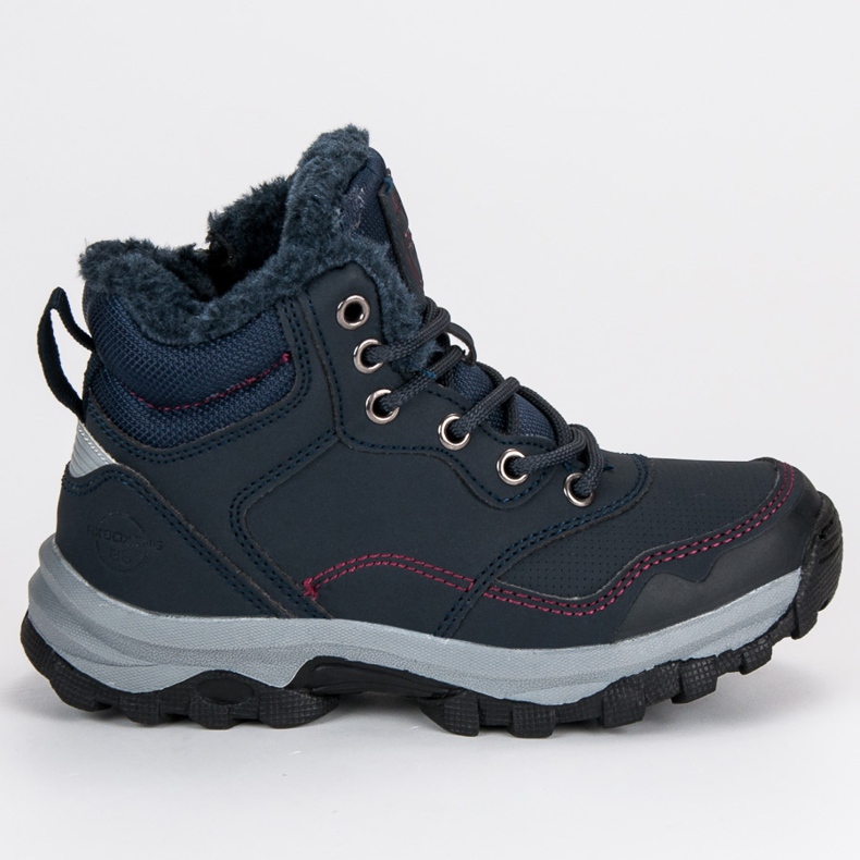 Ax Boxing Trappeurs réchauffés sur la fermeture à glissière bleu Ax Boxing Trappeurs réchauffés sur la fermeture à glissière bleu