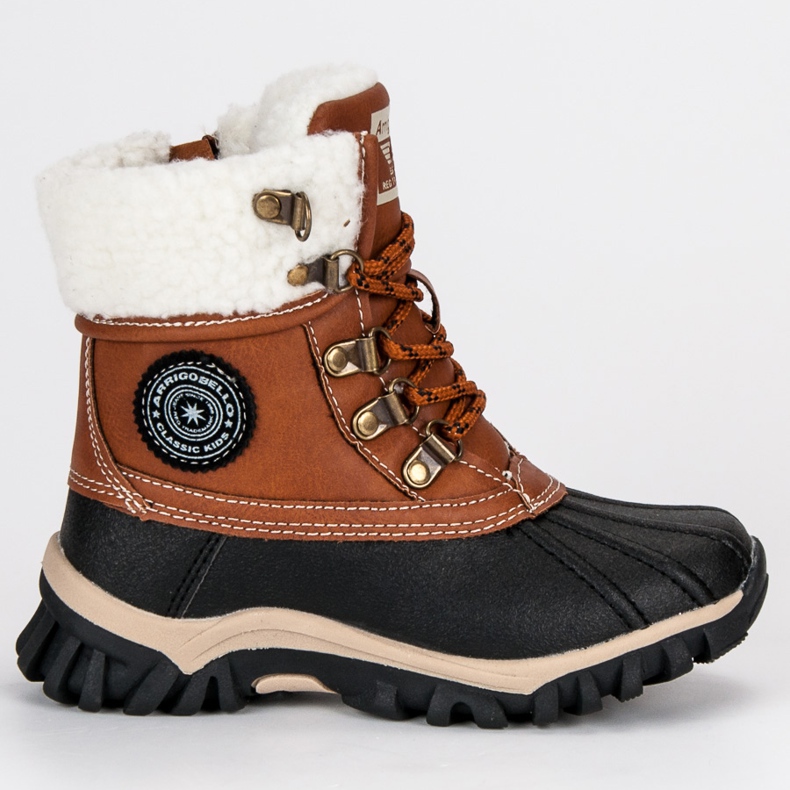 Arrigo Bello Chaussures isolées pour enfants brun