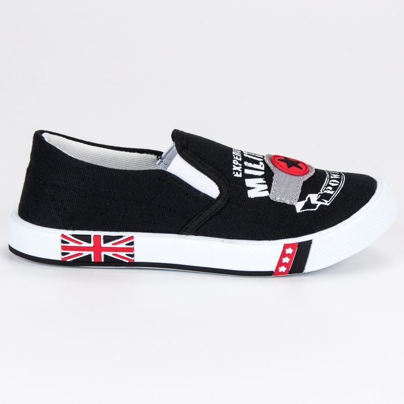 American Club Slipony américain pour enfants le noir American Club Slipony américain pour enfants le noir