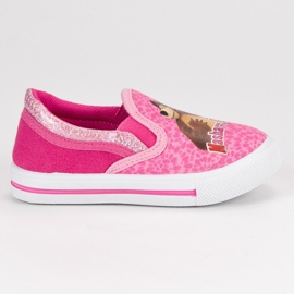 Baskets Slipony Macha Et Ours rose