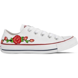 CONVERSE Baskets Classic Rose M7652 blanc