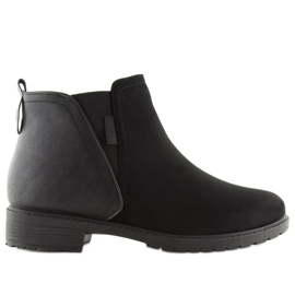 Bottines noires noires pour femmes NB225P Noir