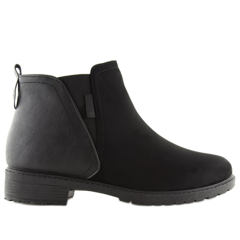 Bottines noires noires pour femmes NB225P Noir le noir