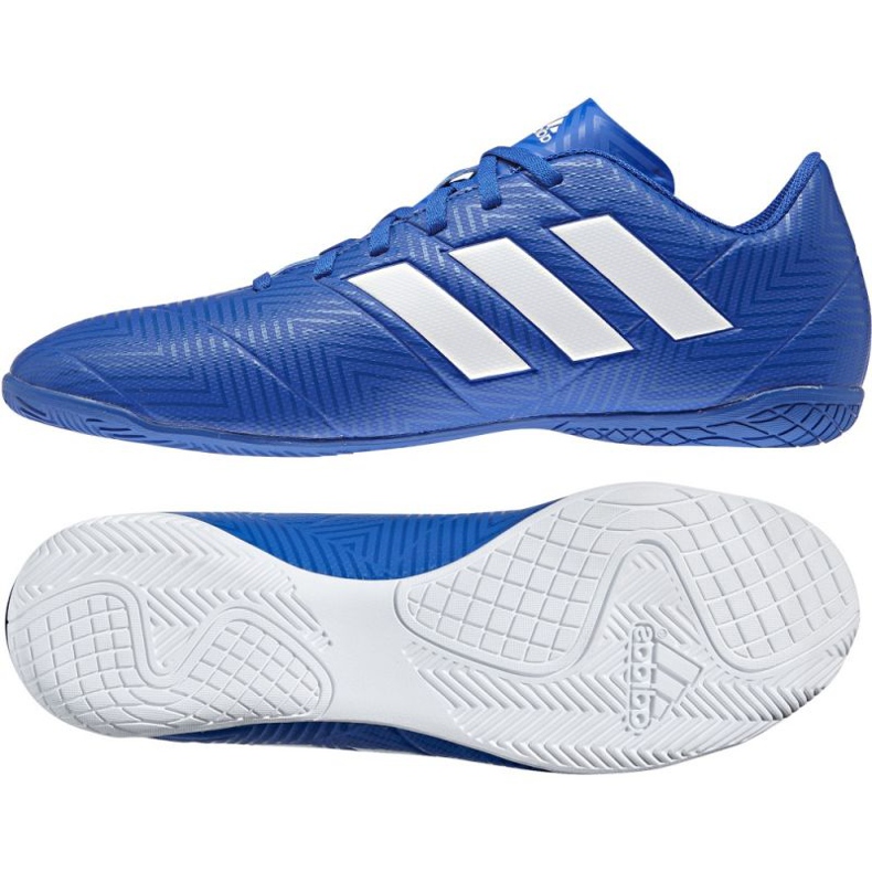 Chaussures de foot Adidas Nemeziz Tango 18.4 IN M DB2254 bleu