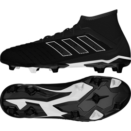 Chaussures de football Adidas Predator 18.2 Fg M DB1996 noir noir