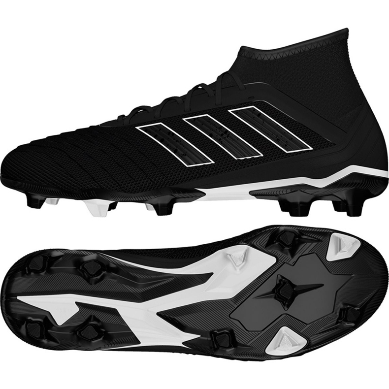 Chaussures de football Adidas Predator 18.2 Fg M DB1996 le noir le noir
