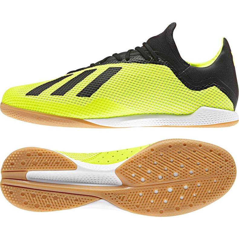 Chaussures de foot Adidas X Tango 18.3 In M DB2441 jaune jaune