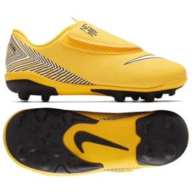 Chaussures de football Nike Mercurial Vapor 12 (V) Ps Neymar FG / MG Jr AO2897-710 jaune jaune