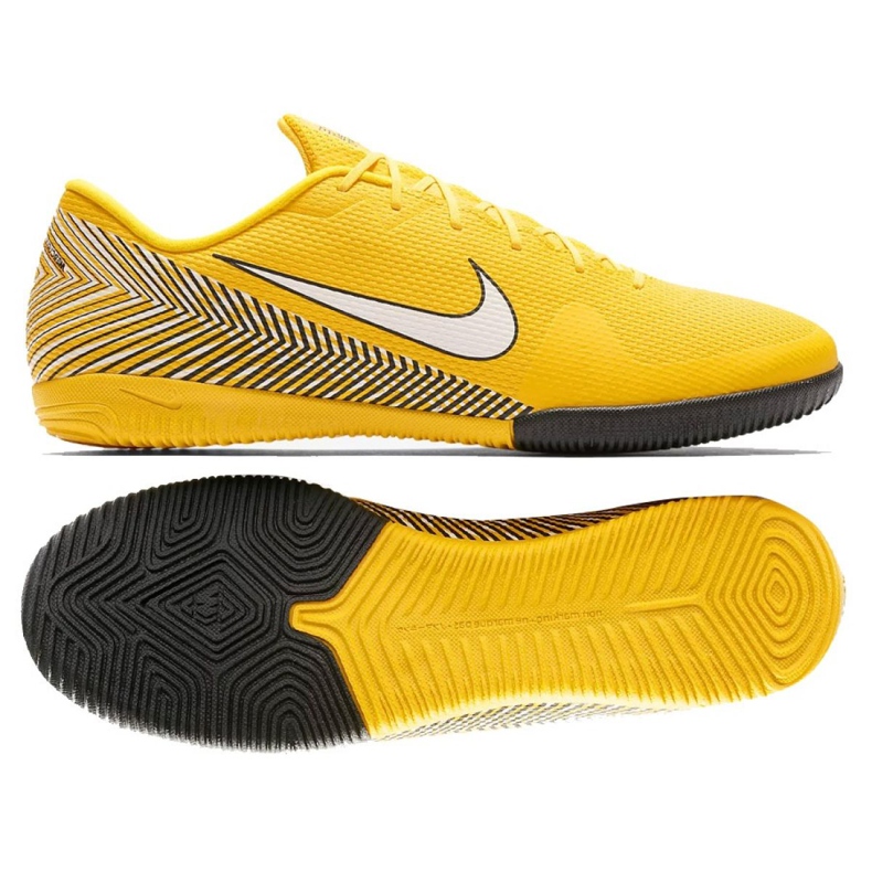 Chaussures de football Nike Mercurial Vapor 12 Academy Neymar Ic Jr AO3122-710 jaune jaune Chaussures de football Nike Mercurial Vapor 12 Academy Neymar Ic Jr AO3122-710 jaune jaune
