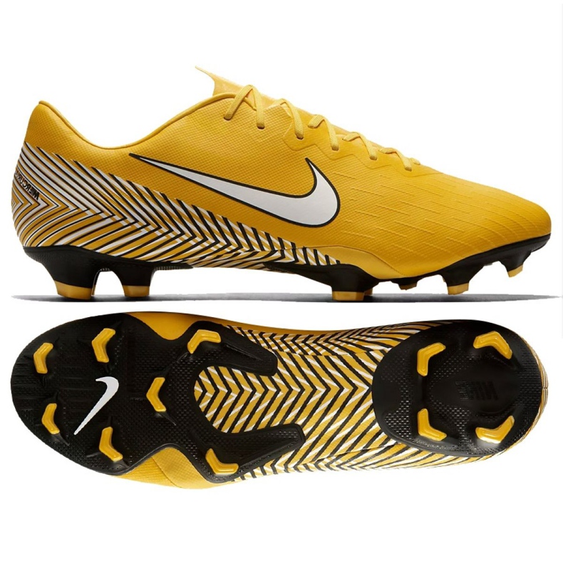 Nike Mercurial Vapor 12 Neymar Pro Fg M AO3123-710 chaussures de football jaune jaune