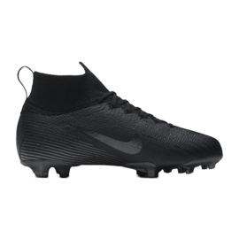 Chaussures de football Nike Mercurial Superfly 6 Elite Fg Jr AH7340-001 noir noir