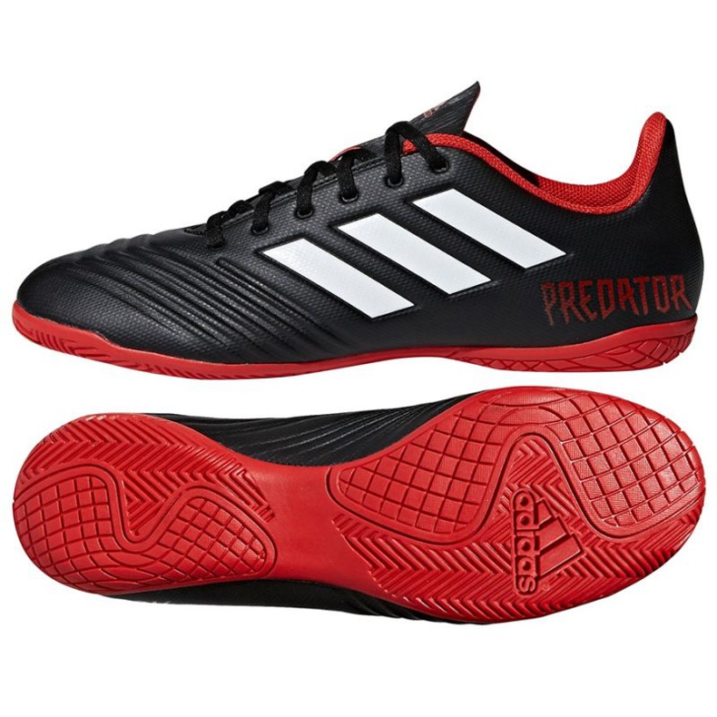 Chaussures d'intérieur adidas Prereadator Tango 18.4 In M DB2136 le noir le noir