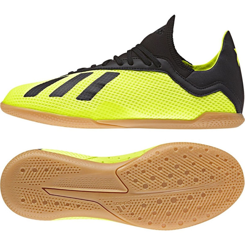 Chaussures indoor adidas X Tango 18.3 In Jr DB2426 jaune jaune