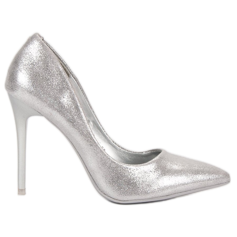 VINCEZA Escarpins argentés gris VINCEZA Escarpins argentés gris