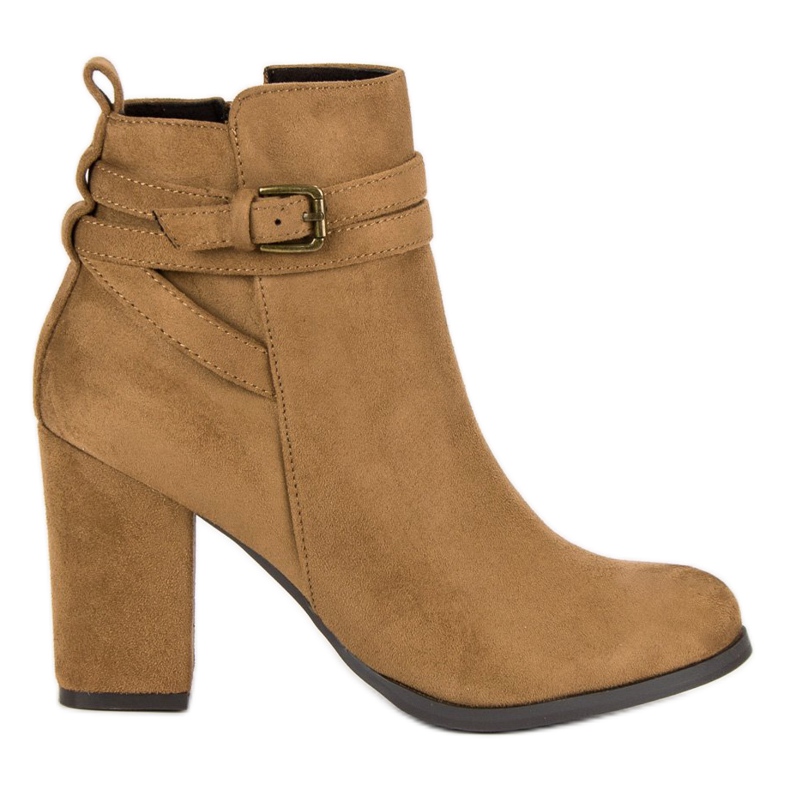 Corina Bottes élégantes à talons hauts brun Corina Bottes élégantes à talons hauts brun