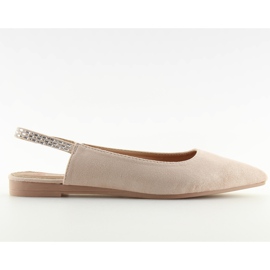 Ballerine à talon rose JL39P rose