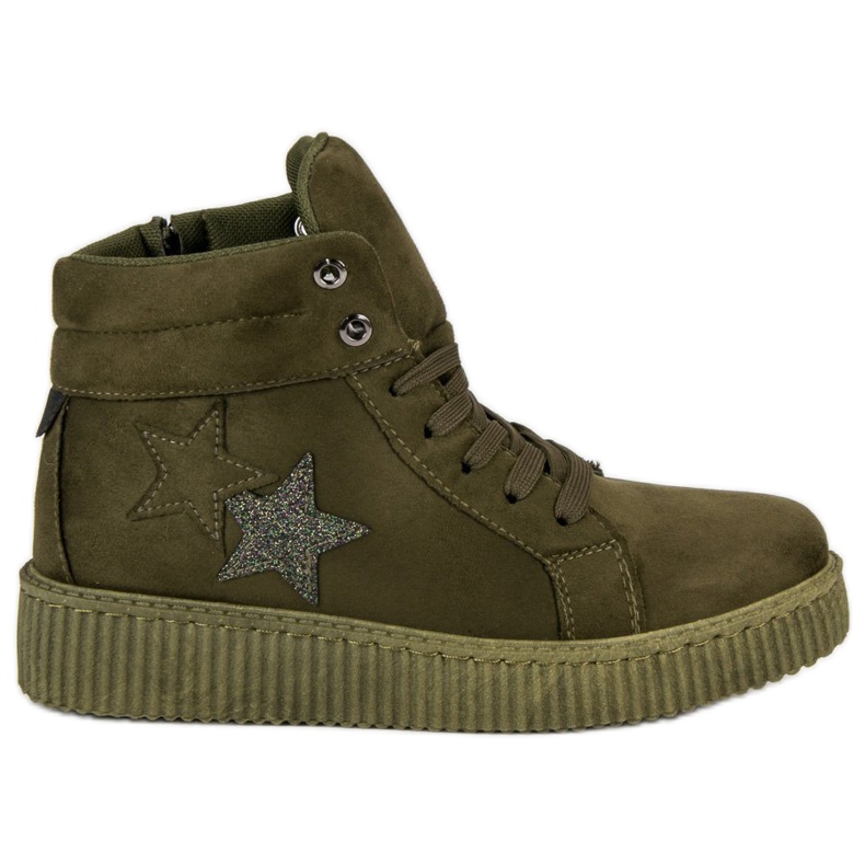 Mckeylor Baskets Creepers en daim vert