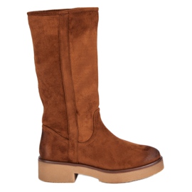 Corina Bottes en daim pour femmes brun