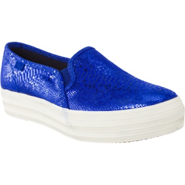 Keds Triple Decker Exotic Shimmer 728 bleu Keds Triple Decker Exotic Shimmer 728 bleu